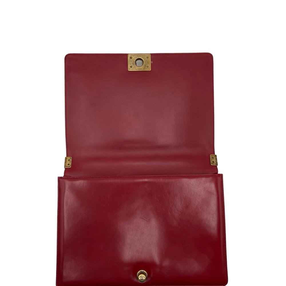 đź’ĄSOLDđź’ĄChanel XL Reverso Burgundy Boy Bag - Picture 7 of 11